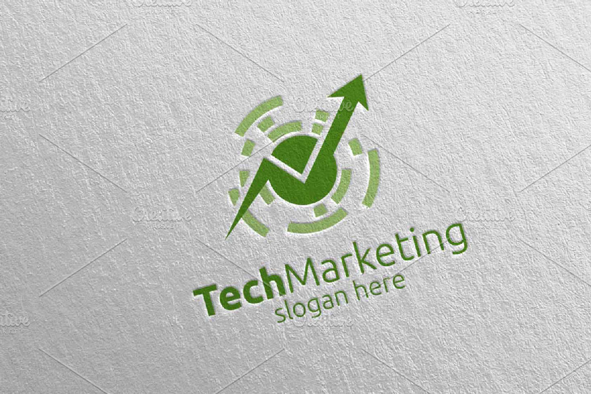 Tech Marketing Financial Logo 42, a Branding & Logo Template by denayunebgt