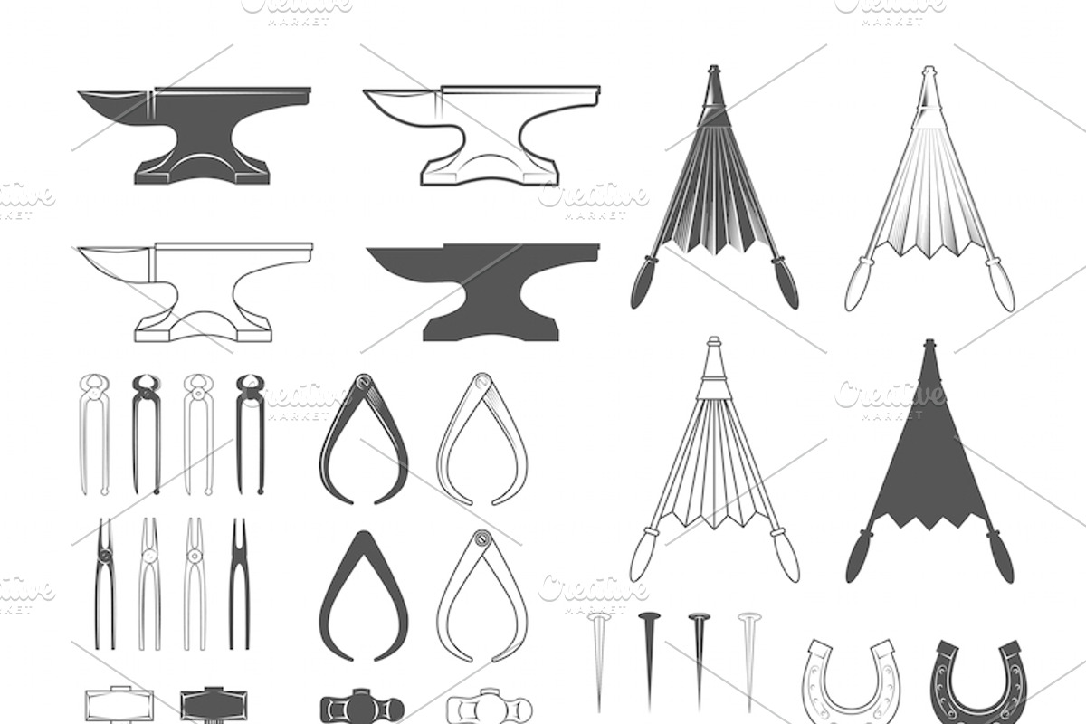 Blacksmith Tools., a Templates & Theme by Oleksii