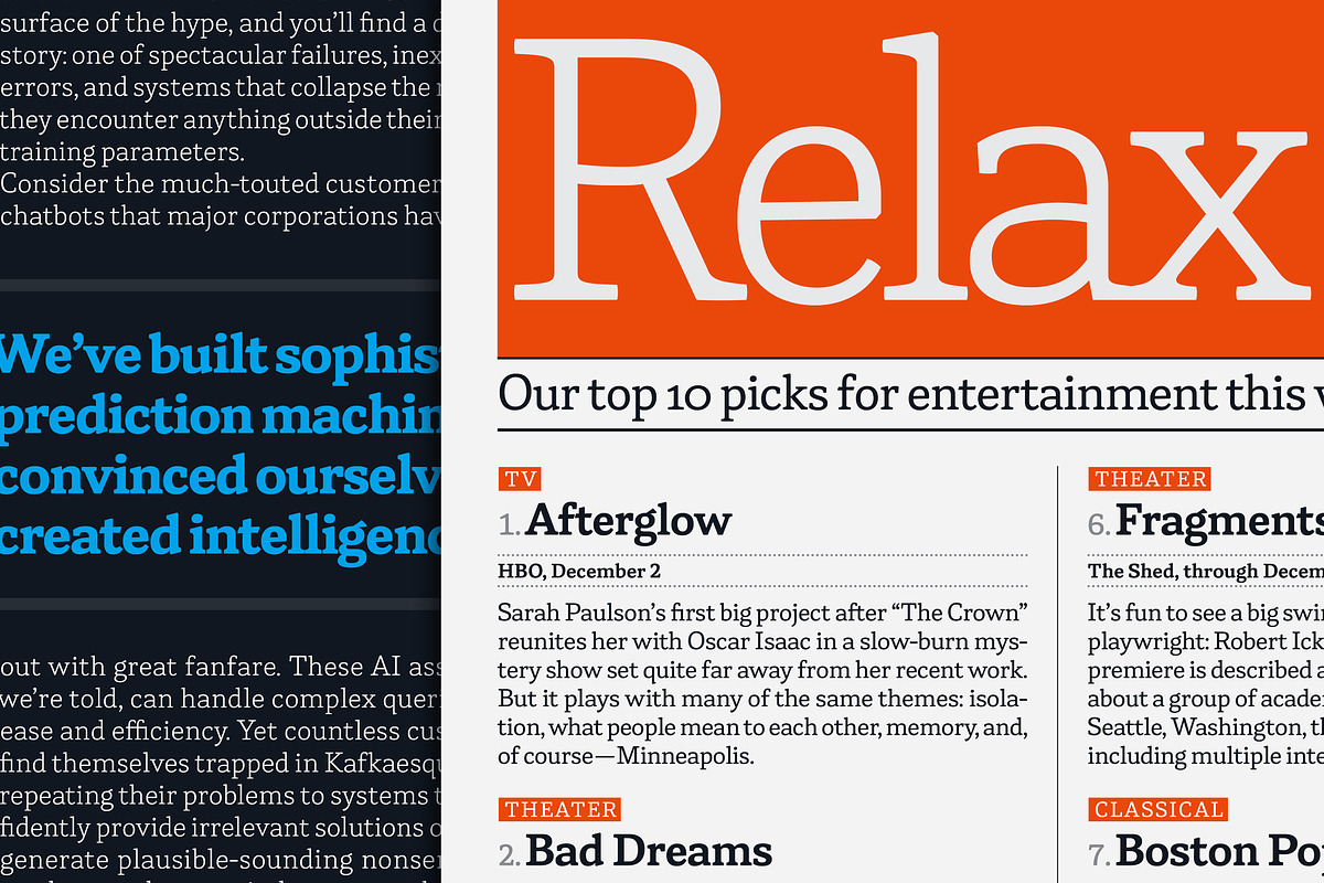 Herald News — Editorial Font, a Serif Font by Kevin Foley Fonts (Photo 9 of 14)