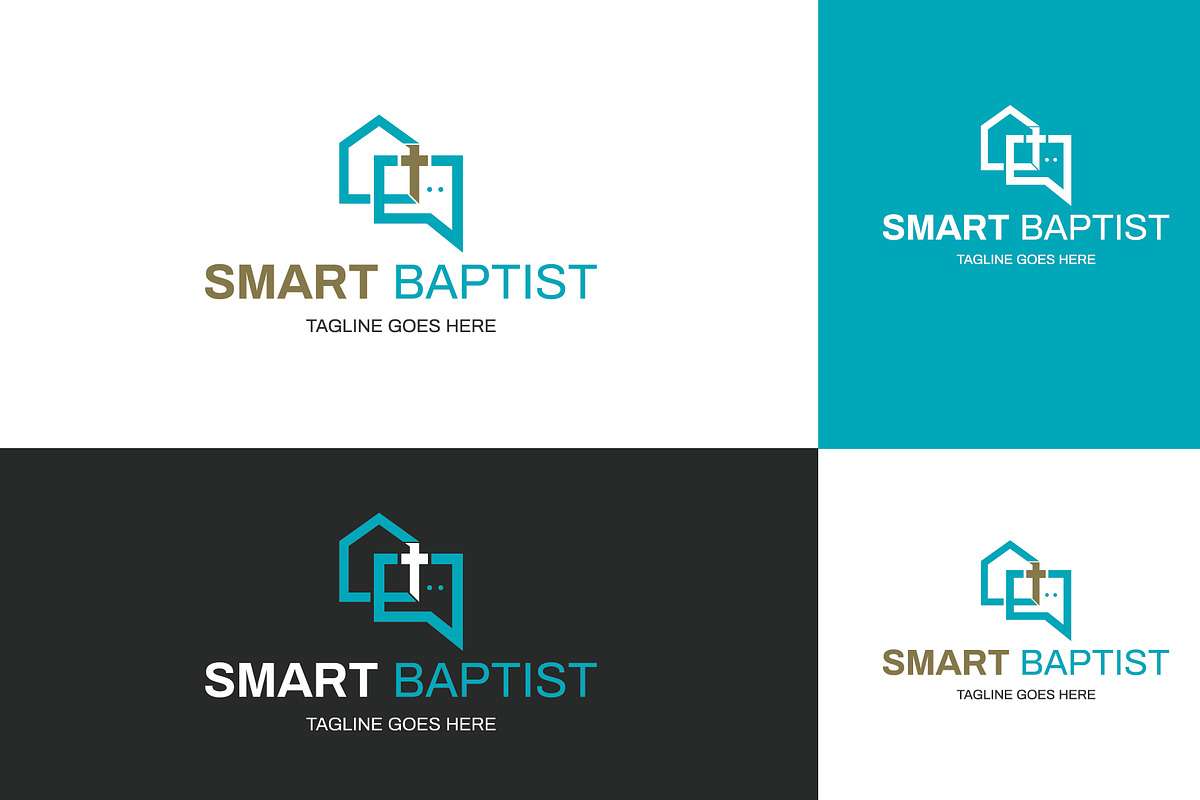 Smart Baptist Logo Template, a Branding & Logo Template by bosathemes