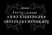 Bohemian Dreams, a Blackletter Font by dansdesign (Thumbnail 6 of 8)