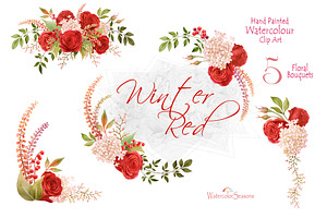 Red Roses Clipart Collection