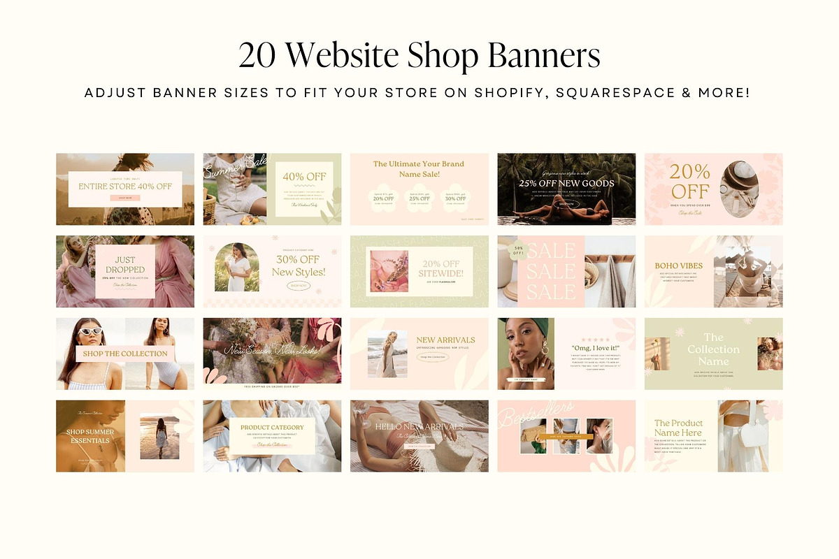 Ecommerce Shop Template Pack | Canva, a Design Template by Fourteen Creative Co. (Photo 10 of 13)