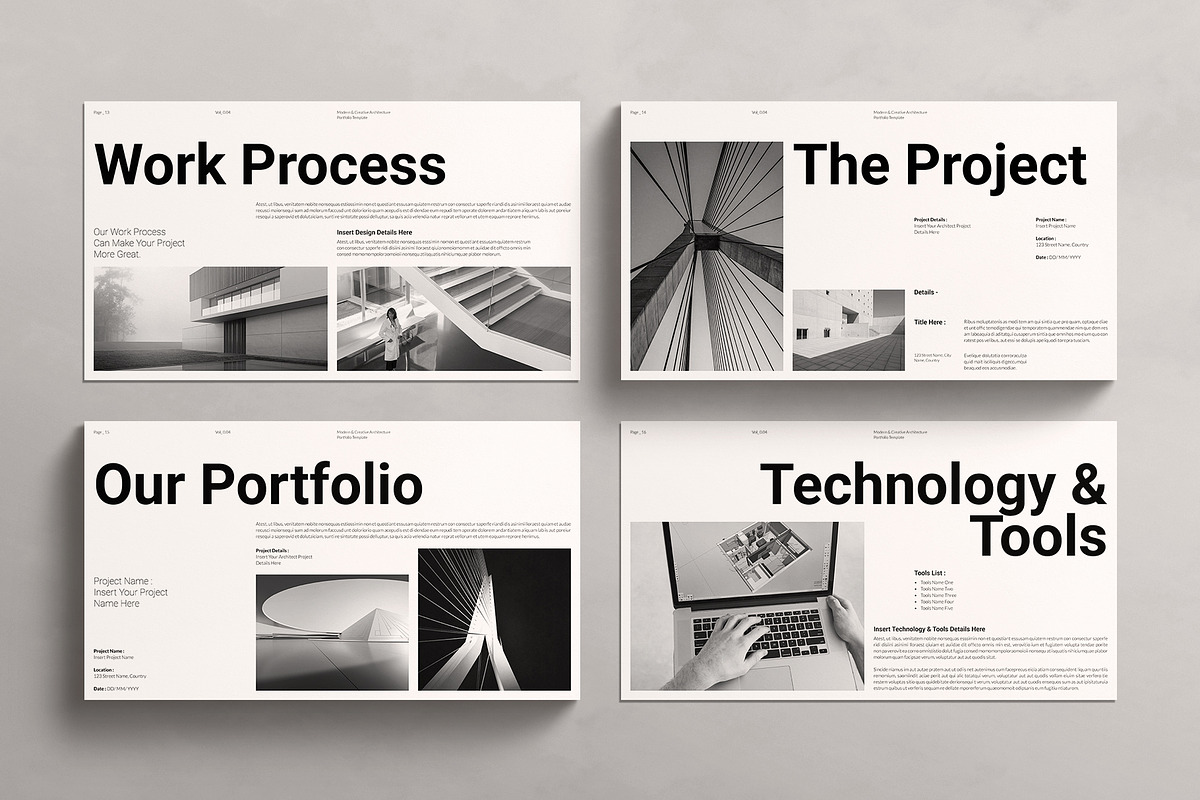 Architecture Portfolio Presentation, a Presentation Template by E-Type (Photo 5 of 6)