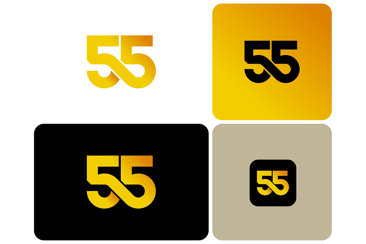 Number 55 Infinity Logo, a Branding & Logo Template by ika trisiana (Photo 2 of 2)