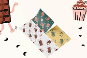 Choco Chocolate Seamless Patterns, a Pattern Graphic by lilovwishes (Thumbnail 4 of 5)