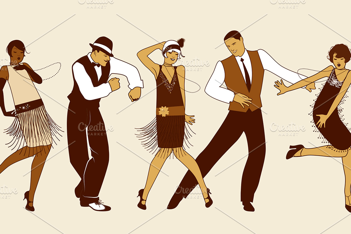 It's Charleston party time!, a Person Illustration by La Inspiratriz (Photo 2 of 3)