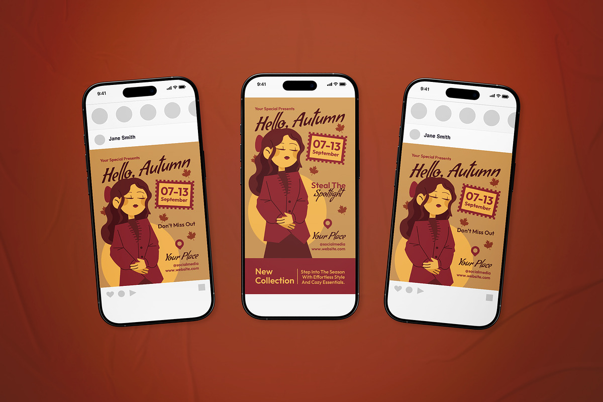Autumn Fashion Sale Event Flyer Set, a Flyer Template by The Good Store (Photo 2 of 2)
