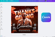 Thanksgiving Flyer Template, a Flyer Template by Artonix (Thumbnail 3 of 3)