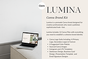 Lumina Canva Logo & Brand Template, a Branding & Logo Template by Site Culture (Thumbnail 2 of 11)