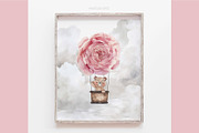 Little bear watercolor set, an Animal Illustration by Estudio 812 (Thumbnail 4 of 7)