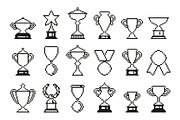 Medals and trophy black pixelated, an Object Graphic by LadadikArt (Thumbnail 2 of 3)