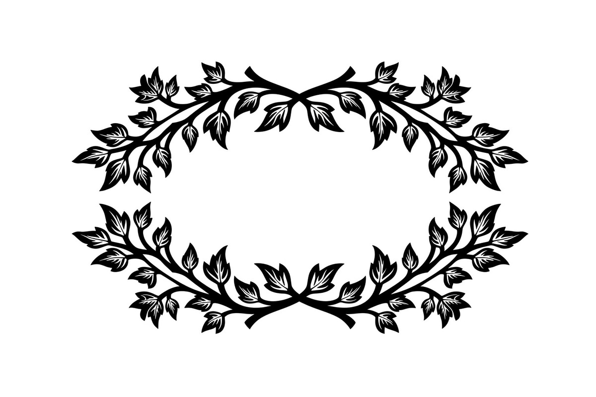Floral Frame Ornament Vector Bundle, an Illustration by Designs_River (Photo 21 of 51)