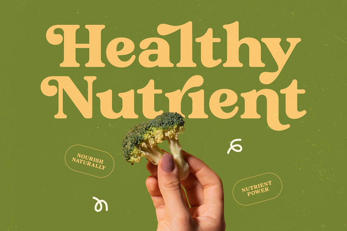 Matcha Holiks Groovy Serif Font, a Serif Font by timelesstype.co (Photo 3 of 20)
