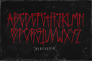 Deathgrin, a Font by Sam Parrett (Thumbnail 4 of 4)