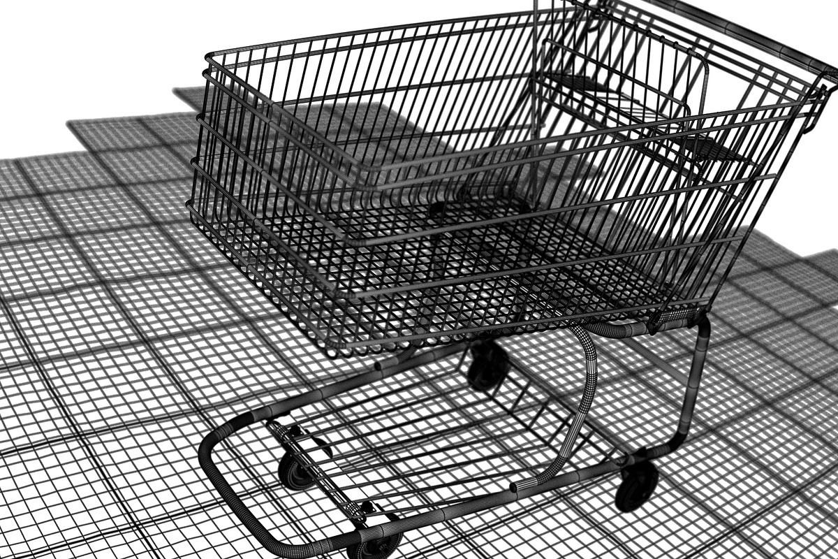 Shopping Cart, an Object 3D Model by JokerMartini (Photo 4 of 4)