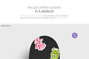 One Click Sticker Creator 7xMock-up, a Product Mockup by Mocca Mockups Store (Thumbnail 3 of 5)
