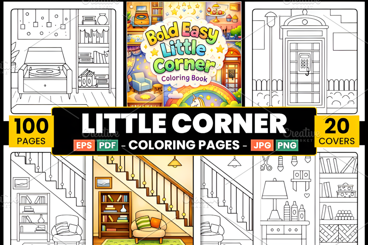 Bold Easy Little Corner, a Decorative Illustration by Design Station (Photo 1 of 3)