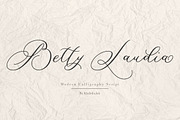 Betty Laudia | Modern Calligraphy, a Script Font by Khalidin.Ink (Thumbnail 15 of 15)