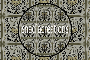 Faux tile design, a Pattern Graphic by snadiacreations