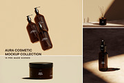 Aura Cosmetic Mockup Collection, a Packaging Mockup by Mockup Line (Thumbnail 1 of 8)