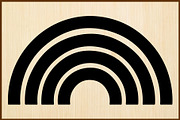 25 Boho Rainbow Arch SVG Bundle, a Decorative Illustration by Artivon (Thumbnail 2 of 4)