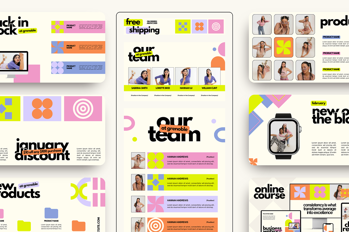Email Marketing Newsletter Template, an Email Template by Branding Babe Co. (Photo 1 of 10)