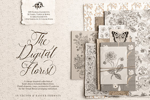 The Digital Florist Vintage Garden