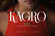 Kagro Elegant Serif Font, a Serif Font by Graphicxell (Thumbnail 1 of 8)