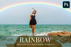 Rainbow Overlays Photoshop