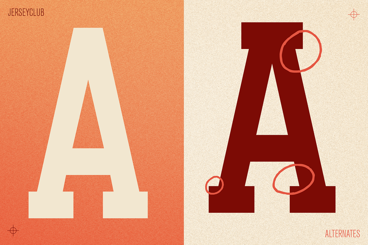 JERSEYCLUB Family, a Font by ROYALCLUB (Photo 12 of 27)