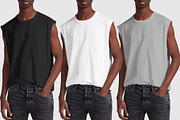 Sleeveless Shirt Mock-Up, a Shirt Mockup by Mock-up Store (Thumbnail 5 of 7)