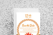 Floral Save The Date Invite Template, an Invitation Template by Design Up (Thumbnail 3 of 3)