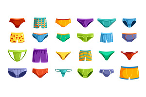 Mens underwear. Men underpants, male, an Object Illustration by Stock-Smart-Start