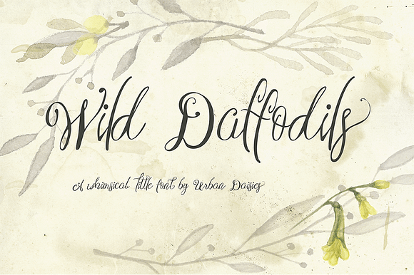 Wild Daffodils Script preview 7
