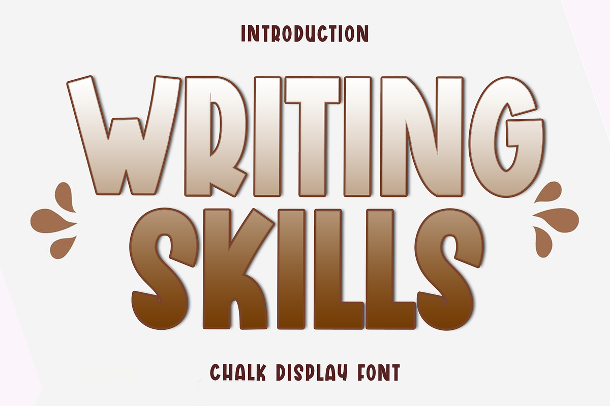 Writing Skills, a Script Font by InermediaSTUDIO (Photo 1 of 8)