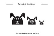 Cheeky and Cute Rabbit Emojis, an Animal Illustration by Designfour (Thumbnail 7 of 7)
