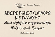 Drifty Pen – Scribble Handdrawn Font, a Handwritten Font by Youthlabs Studio (Thumbnail 11 of 12)