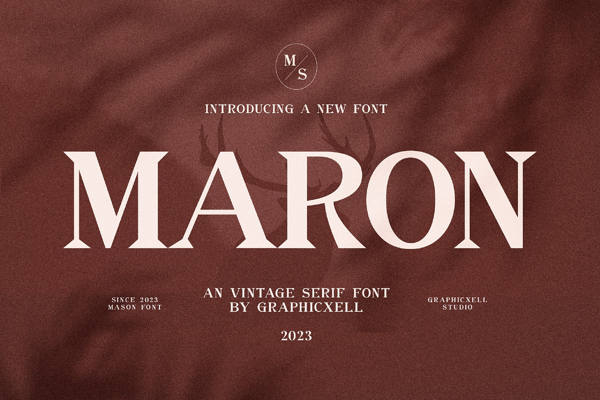 Maron Elegant Serif Font, a Serif Font by Perfectype (Photo 1 of 10)