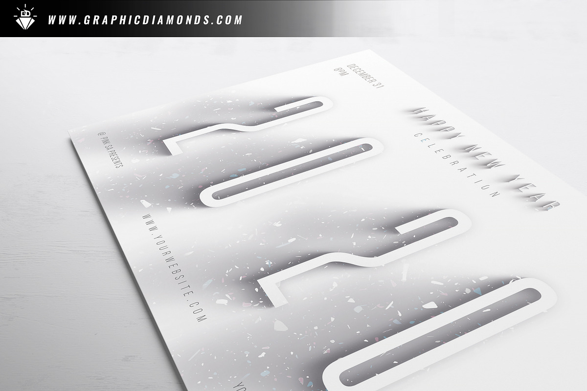 NYE Celebration Flyer V2, a Flyer Template by GraphicDiamonds (Photo 5 of 6)