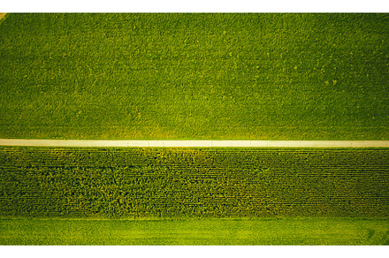 Aerial view of countryside road, a Nature Photo by MadPhotos