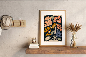 Modern Botanical Flower Art Print