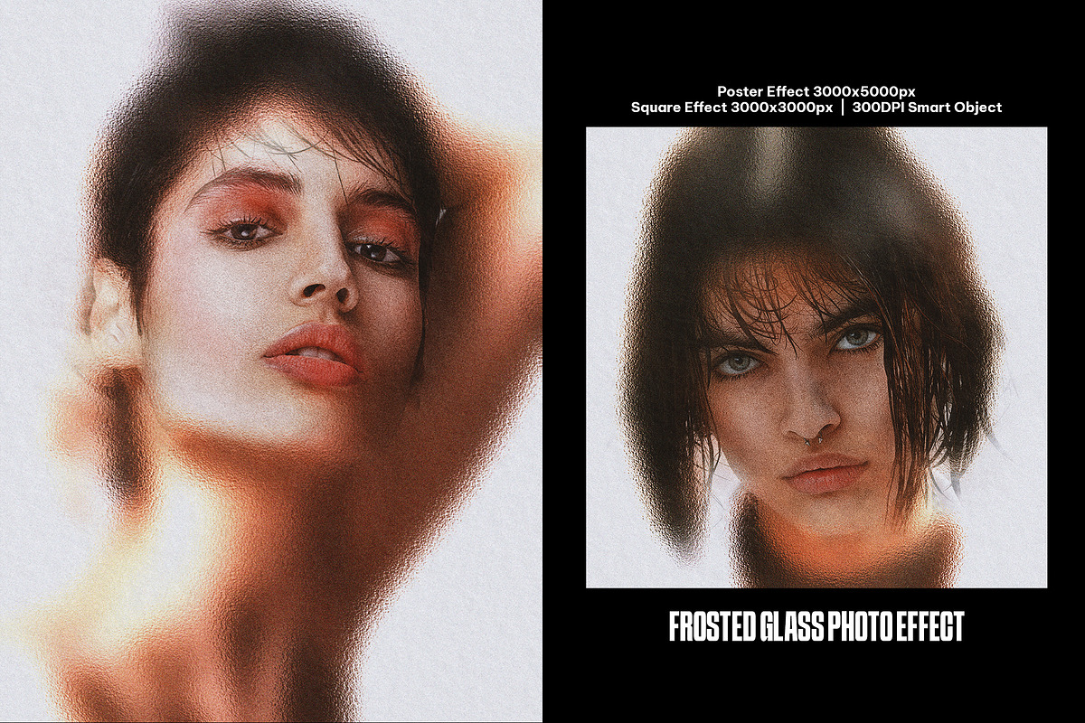 Frosted Glass Square, Poster Effect, a Layer Style Add-On by iDoodle Studio (Photo 1 of 4)