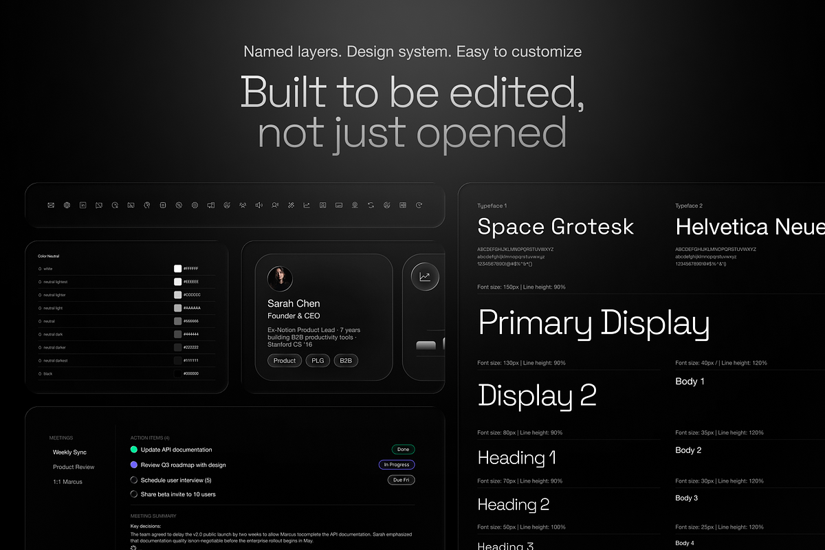 ArcAI Dark SaaS Investor Pitch Deck, a Presentation Template by PaperSlides (Photo 6 of 8)