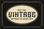 Sragoz America - Western Font, a Blackletter Font by QR Design Studio (Thumbnail 2 of 7)