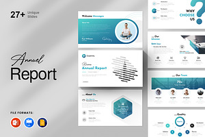 Annual Report Presentation Template
