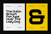 Metro Gate – Sans Serif Font, a Sans Serif Font by Sronstudio (Thumbnail 3 of 9)