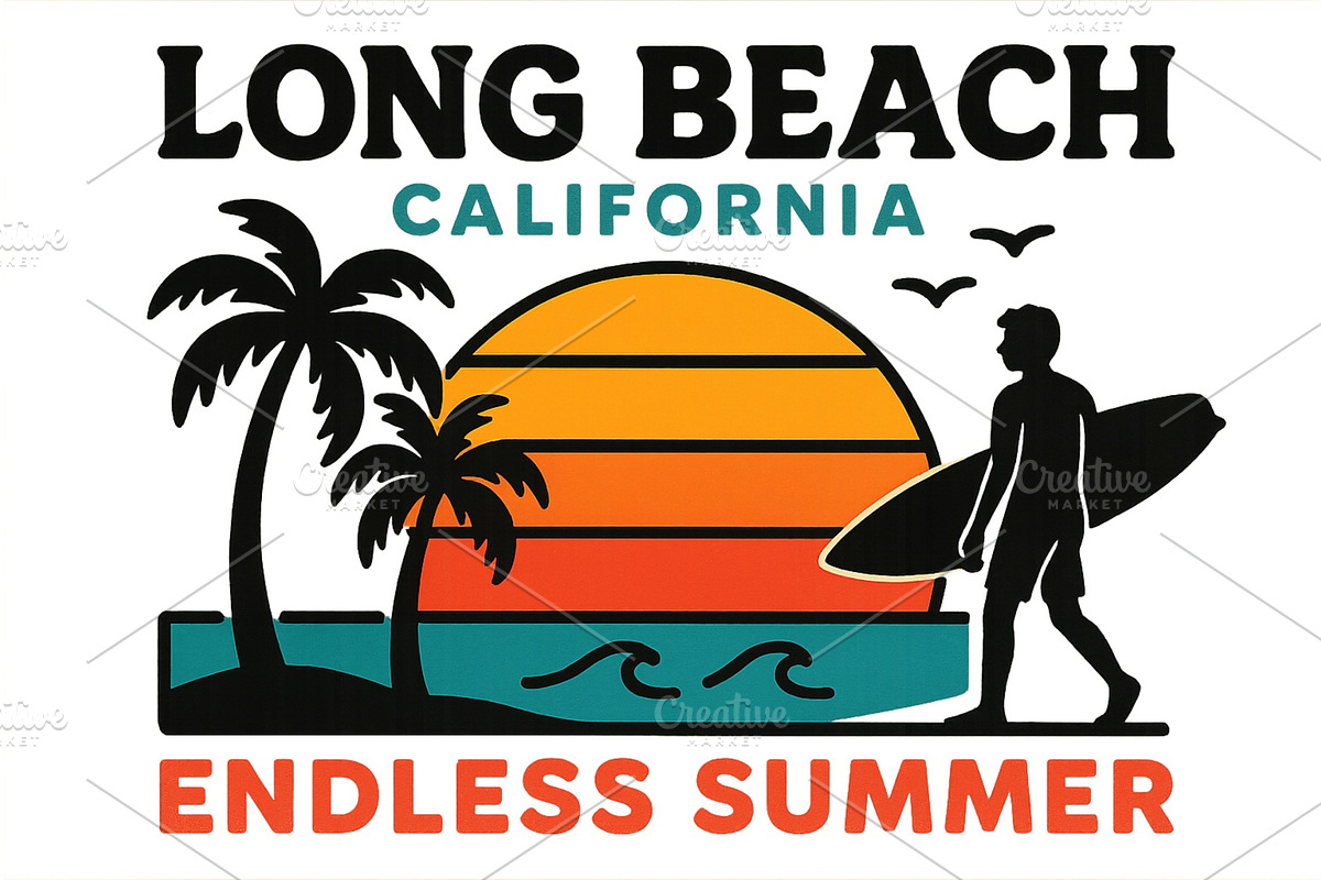Long Beach California offers an, an Illustration by ZinetroN