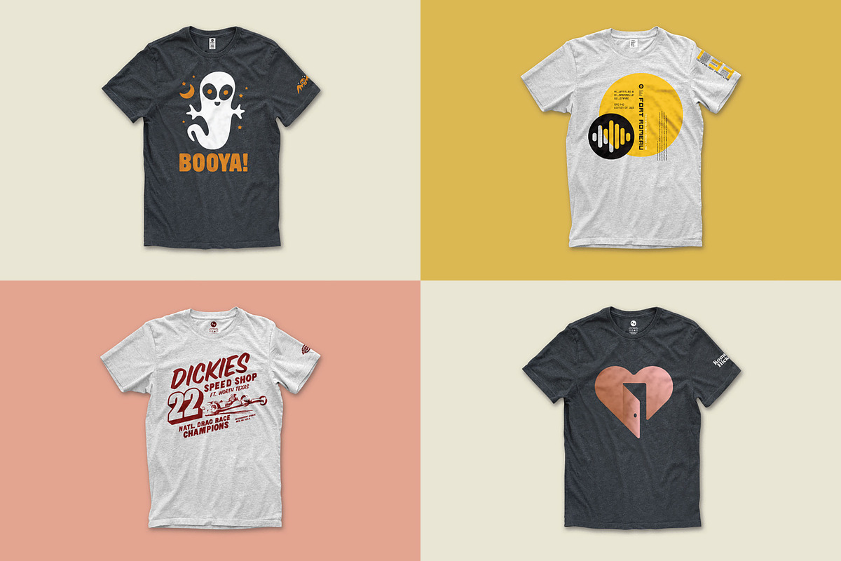 Gray T-Shirt Mockups, a Shirt Mockup by Komet & Flicker (Photo 8 of 9)