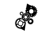Gear & Cogwheel Silhouette Vector Bu, an Illustration by jahid234 (Thumbnail 30 of 51)